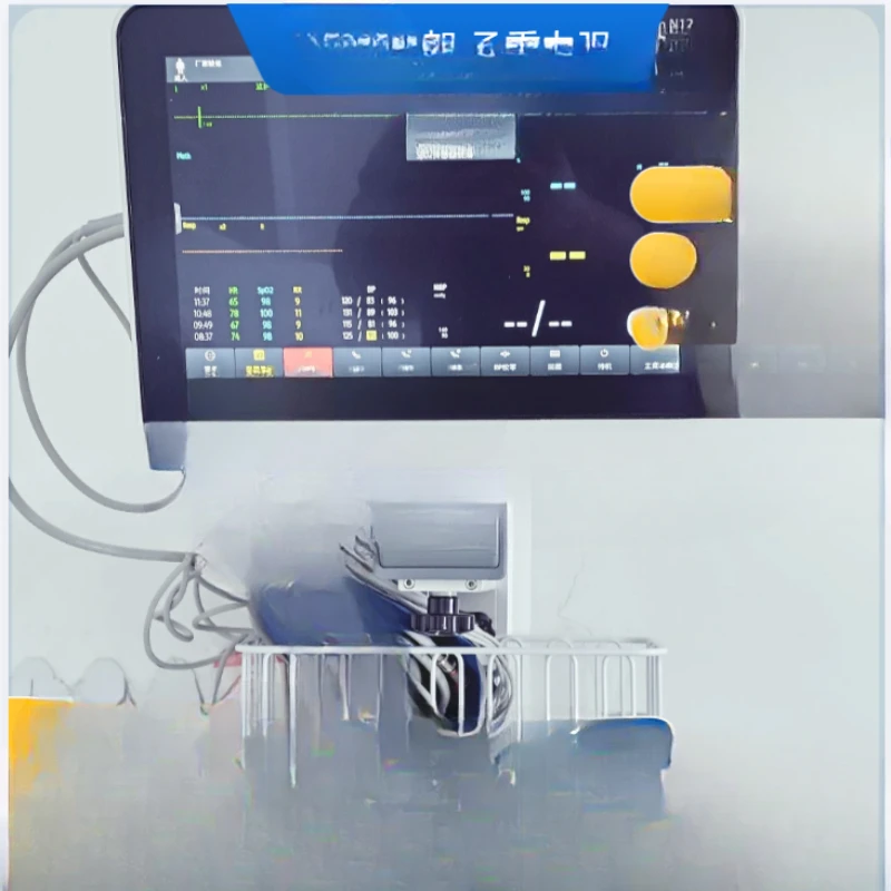 ECG monitoring wall rack, wall rack with frame