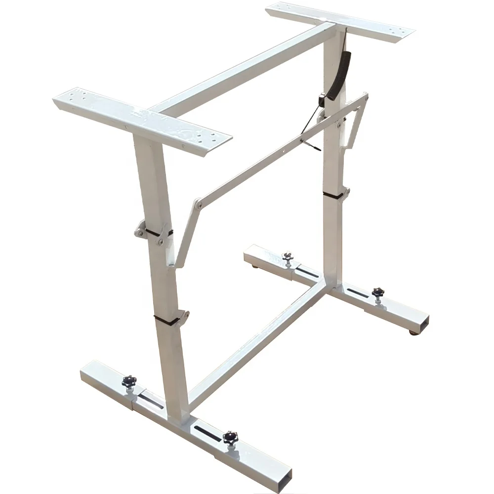AMBITON RV Dinette Table Base, Adjustable Folding Table Legs, Lifting Bar Desk Legs for RV Marine Boat Yacht