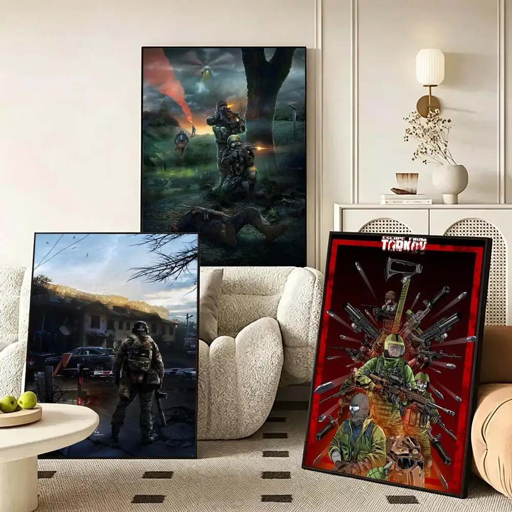 Painting Calligraphy Wall Art Print, Unframed Canvas Painting for BedroomHome Decor game Escape from Tarkov