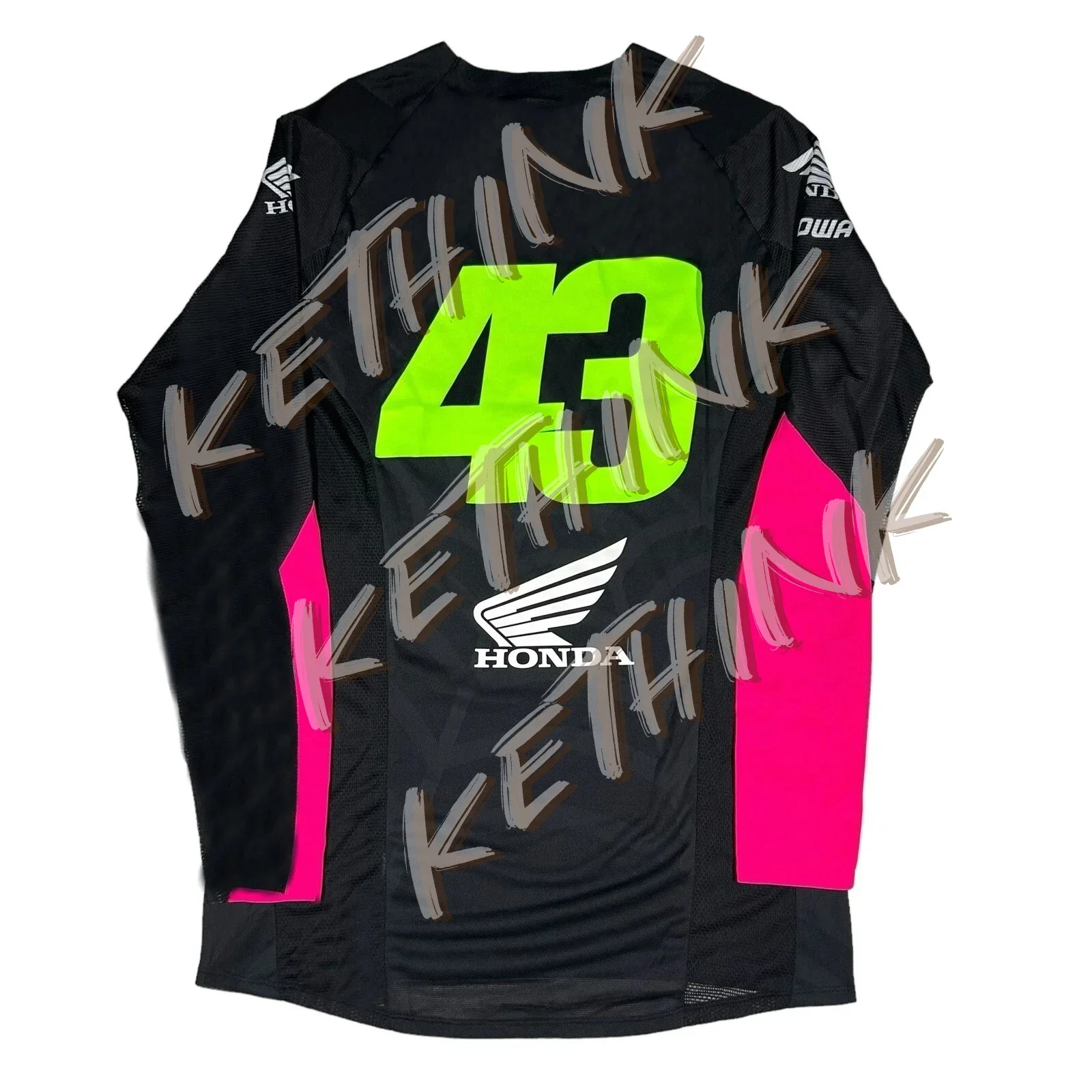 

Racing Men’s Flexair Mitchell Evans #43 Honda Motocross Jersey, Y2K Breathable Riding Shirt for Dirt Bike and Mountain Racing