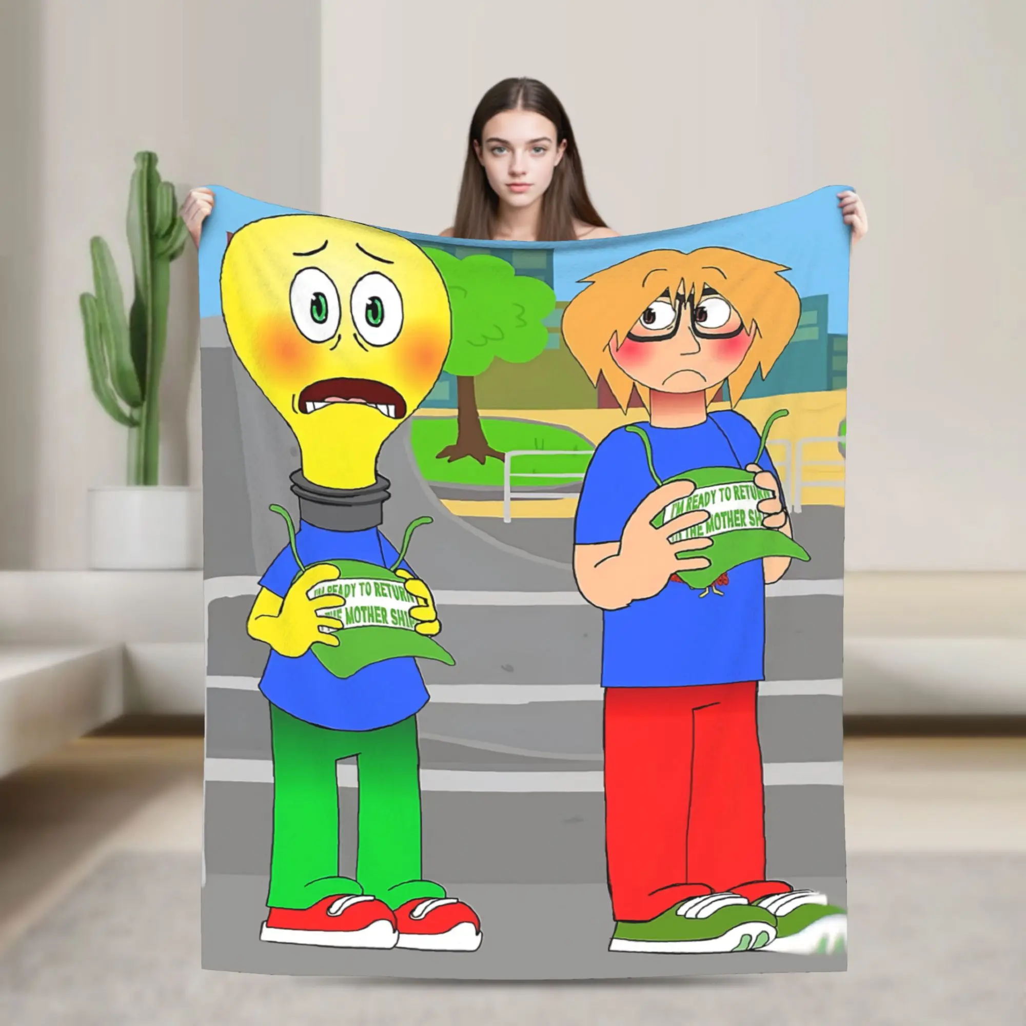 Y2K F-Fact A-Attack Adventures Blankets Super Soft Flannel  Cozy Throw Blanket Machine Washable