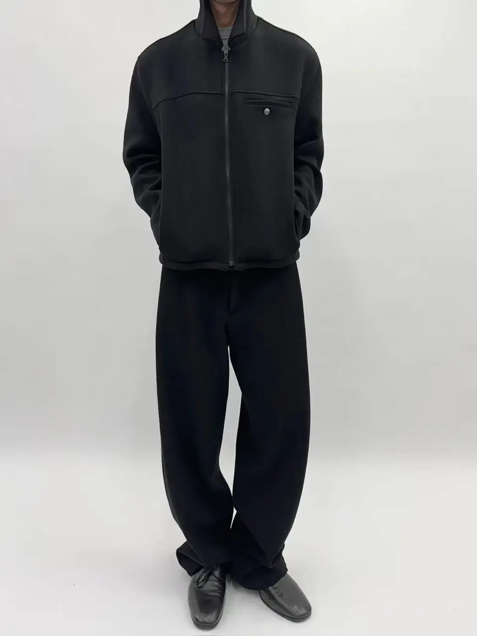 

Vujade Pure Cotton Suit Pants Ele Cut Commute Comfortable Soft Non-deformable Warm Youthful Trend Straight Leg Zipper