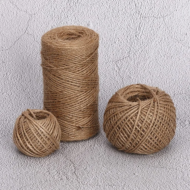 Handmade Cake Decoration Accories een Hemp Rope Baking Tool  Binding Ribbon Forest System DIY Crt Materials