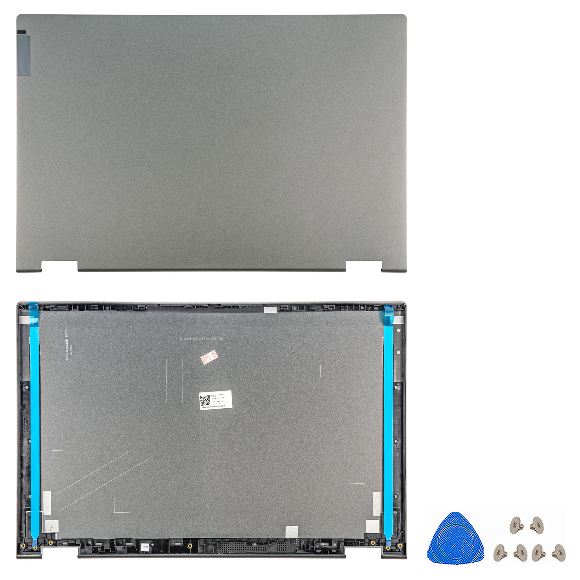 New Case For Lenovo YOGA C550-15 Ideapad Flex 5-15IIL05 5-15ITL05 5-15ALC05 Screen Back Cover Hinges Hingecover Silver/Gray