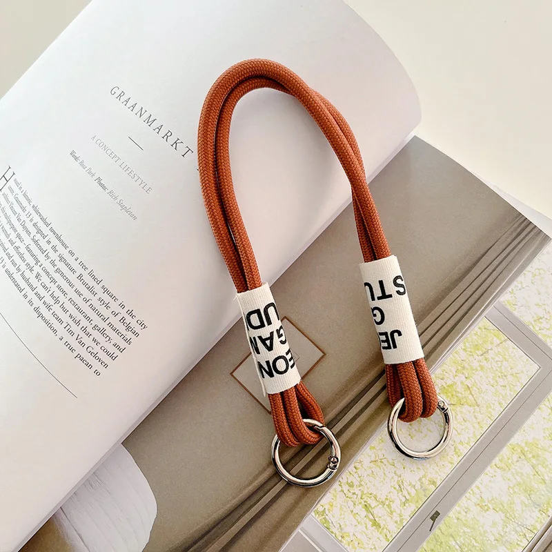 Mobile Phones Charm Nylon Lanyard for Keys Candy Colors Landyard Personality Bag Strap Trousers Decoration Accessories Lanyards