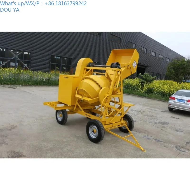 2026 آلات خلط الخرسانة الصغيرة مبيعات المصنع مباشرة خلاطات الخرسانة الاسمنتية الكهربائية الجديدة 350L 500L