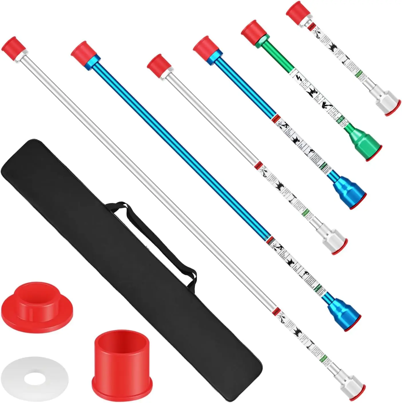 

Набор удлинителей для безвоздушного распылителя краски из 6 предметов с сумкой для переноски (8–40 дюймов)