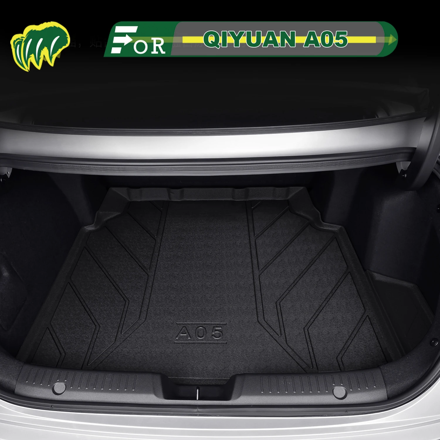 

Для ‌ ‌ CHANGAN QIYUAN A05 2023-2025 TPE Custom Fit Коврик в багажник автомобиля Всесезонный коврик для багажника 3D-образный коврик в багажник Задний коврик в багажник