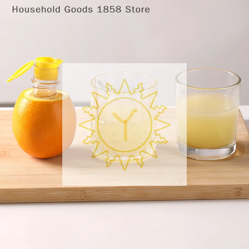 Exprimidor Manual de Cítricos de Plástico, Mini Exprimidor de Limones y Naranjas, Extractor de Jugo Fácil, Conserva la Frescura, Utensilios de Cocina