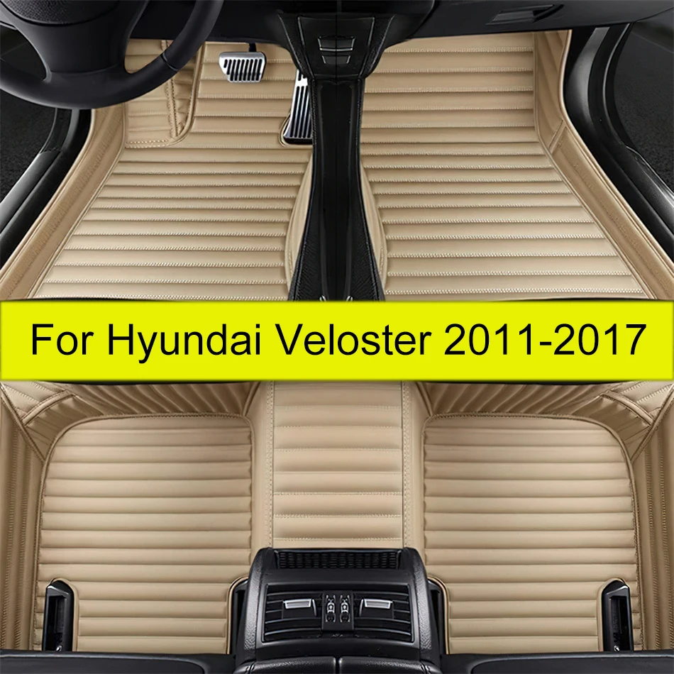 

Car floor mats for Hyundai Veloster 2011 2012 2013 2014 2015 2016 2017 Custom auto foot Pads automobile
