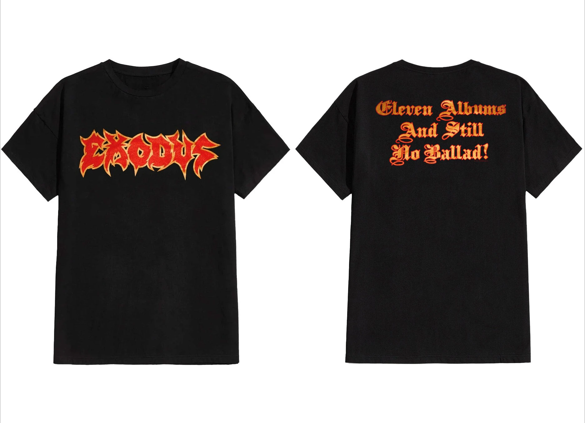 

Exodus Still No Ballad T-Shirt Peripheral Pattern Printing Summer Luxury Brand Cotton Men's and Women's T-Shirts Short Sleeves