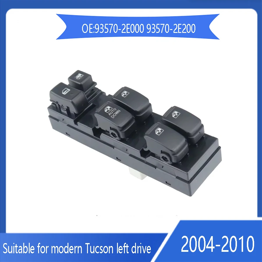 For Hyundai Tucson 93570-2E000 automotive glass lifter 93570-2E200 control switch Electric window switch 2004 - 2010 Auto parts