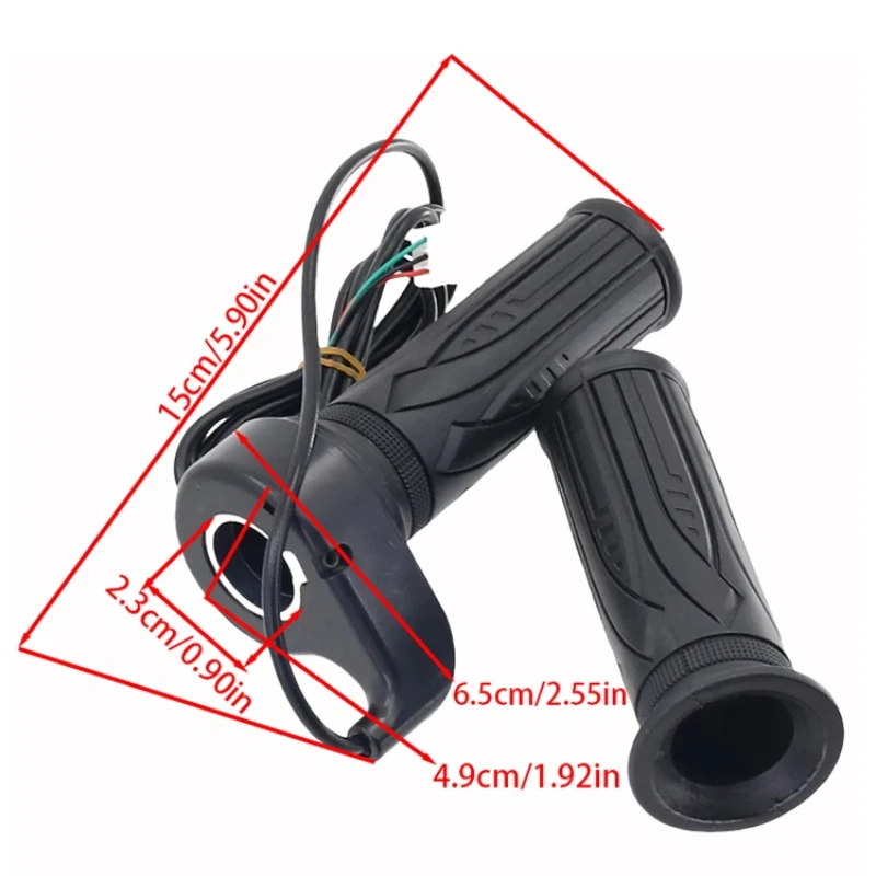 Electric Bicycle Throttles E-bike Twist-Throttle High / Medium / Low Speed /Forward / Reverse Accelerator Cyclings Accessories