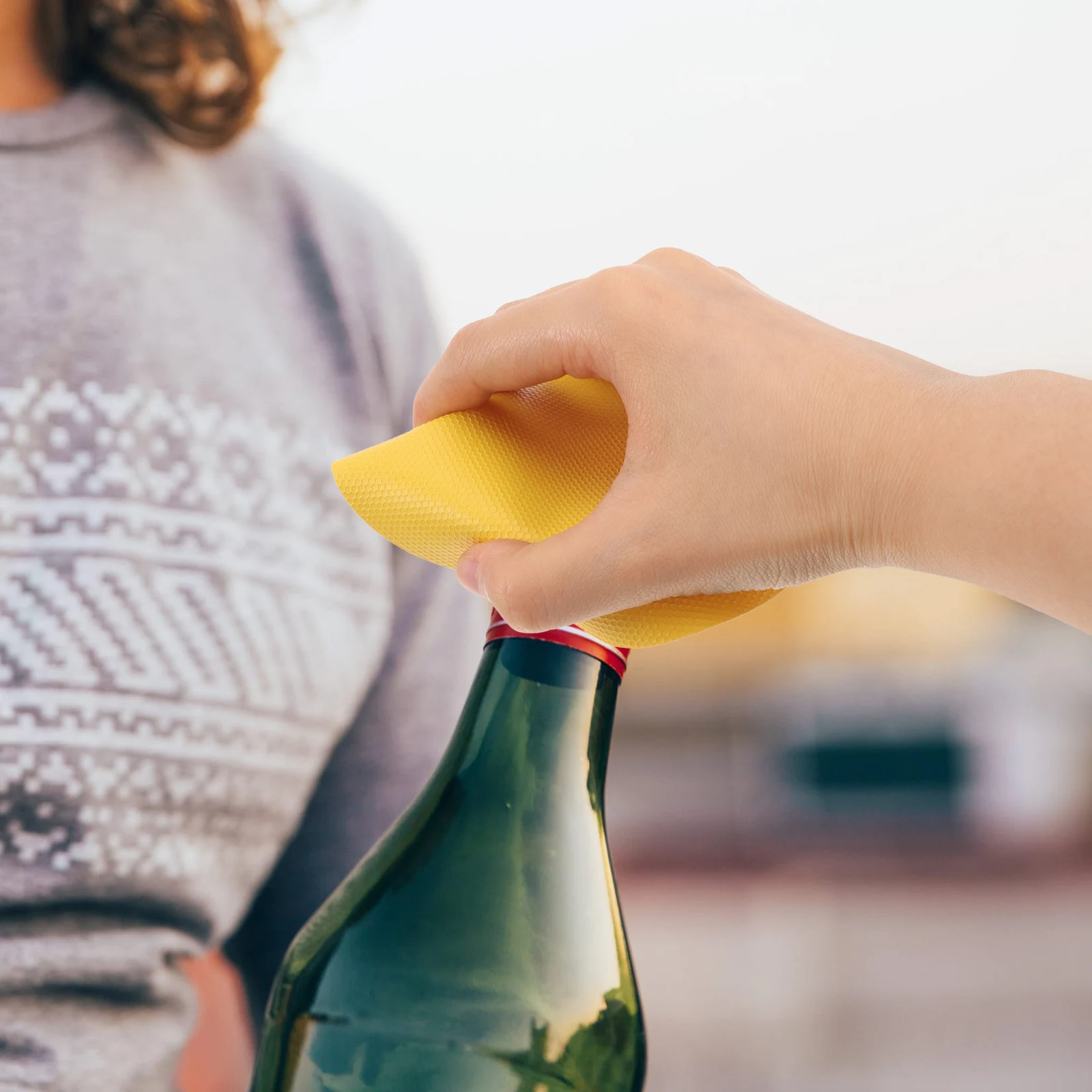 

8Pcs Rubber Bottle Opener Pads Jar Gripper Mats High Temperature Resistant Multi Use Easy Clean Coasters for Bottles Jars Lids