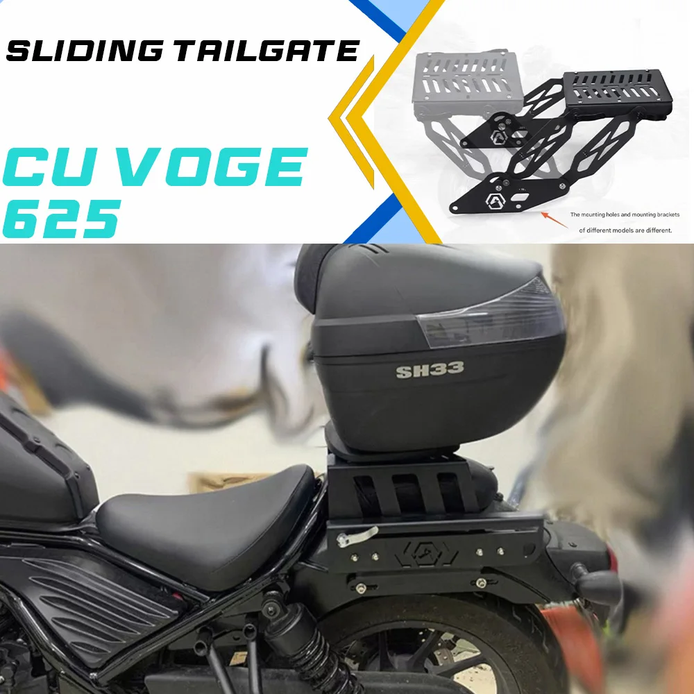 

VOGE CU625 625CU 625 CU C625U Retro Model Modified Mobile Tail rack, rear shelf, and tail box