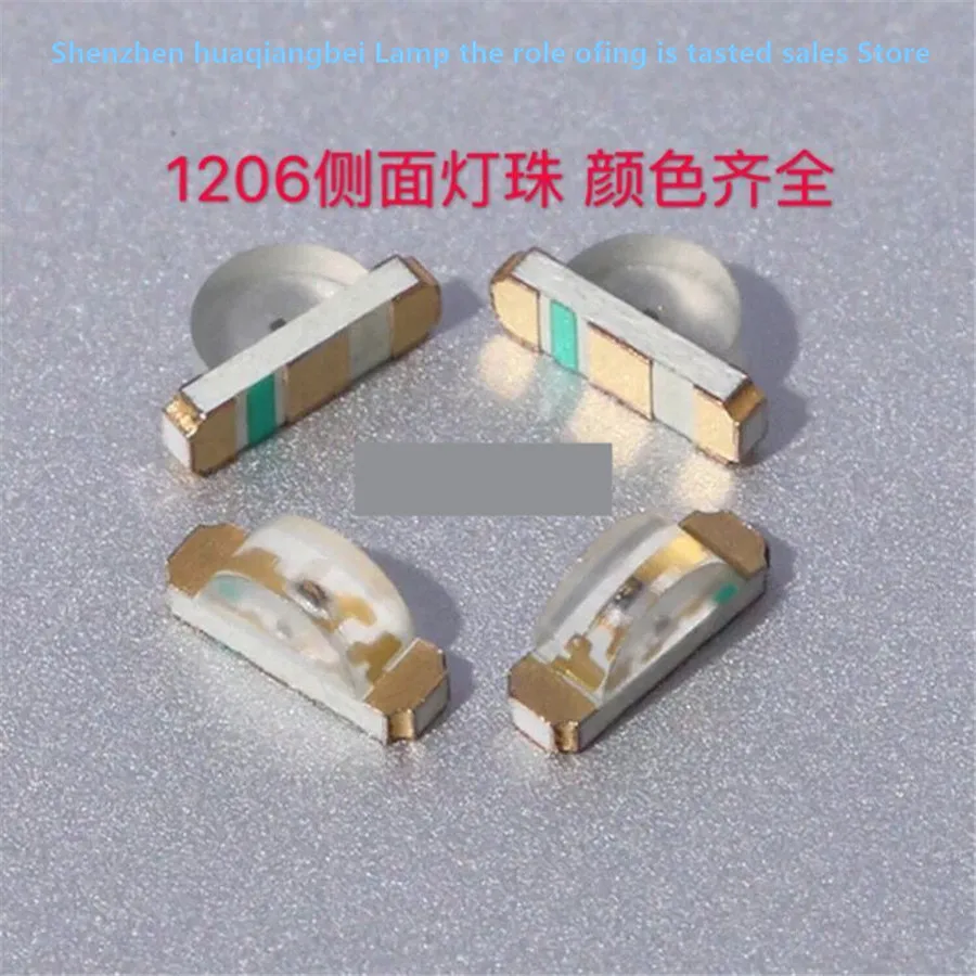 FOR 500PCS FREE SHIPPING  1206 Right Angle Side View RGB 1204 RGB Clear Ultra Bright SMD LED Indication Cold white