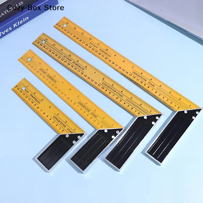 [ZY]L-shaped High Precision Scale Multifunctional Corner Ruler Metal Carpentry Squares For Woodworking Building Framing Design