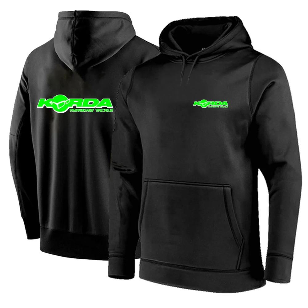 2024 Spring Autumn Men's Korda Inspired Tribute Logo Printing High Street Solid Color Popular Loose Comfortable Pullover Hoodies