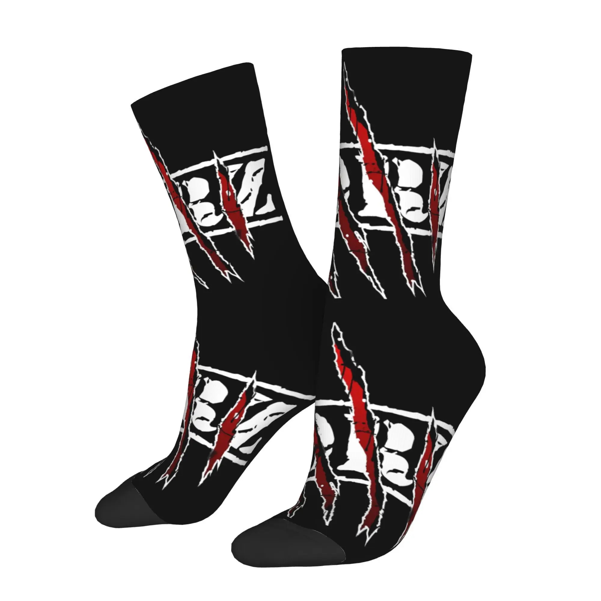 

Chechen Wolf Sock Printed Man Polyester Fashion