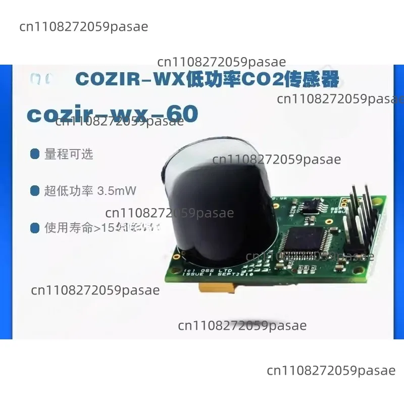 COZIR-WX-20/60 Low-Power, Wide-Range Carbon Dioxide Sensor