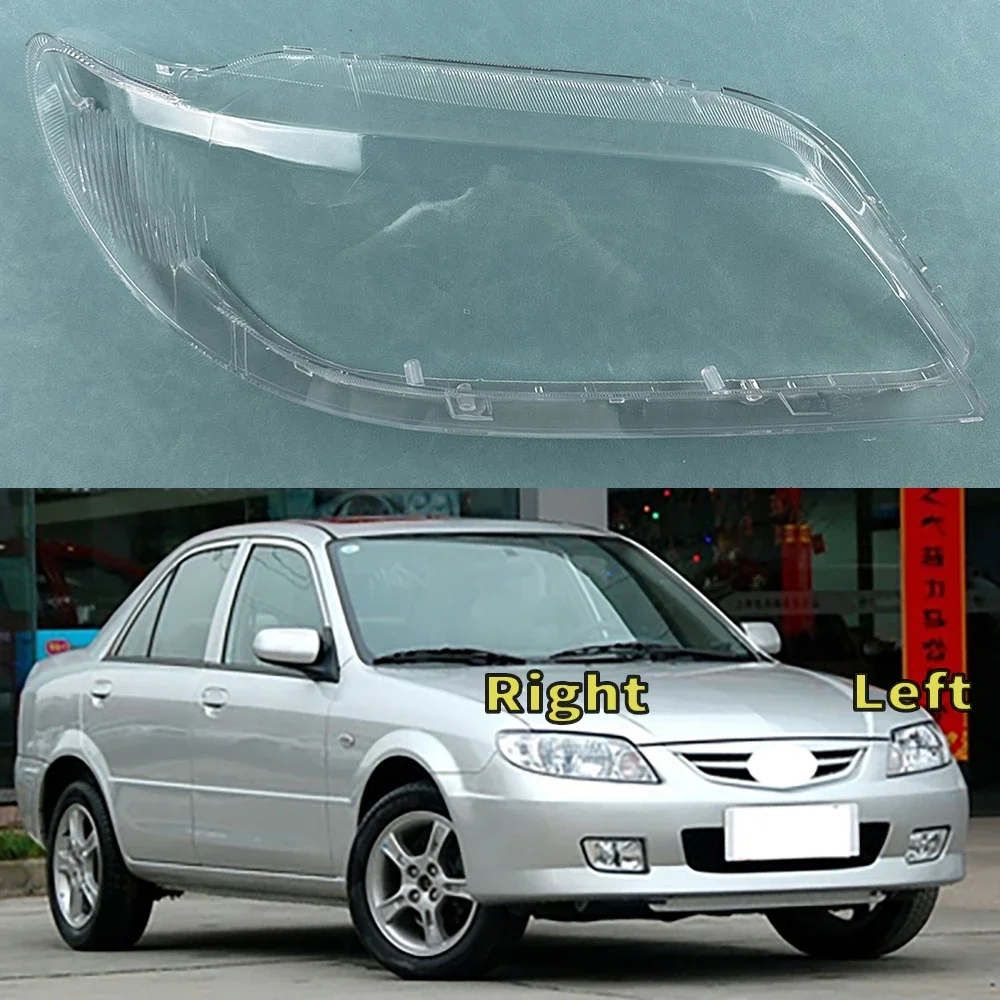 

For Mazda 323 Family Front Headlight Cover Transparent Lamp Shade Headlamp Shell Lens Plexiglass Replace Original Lampshade