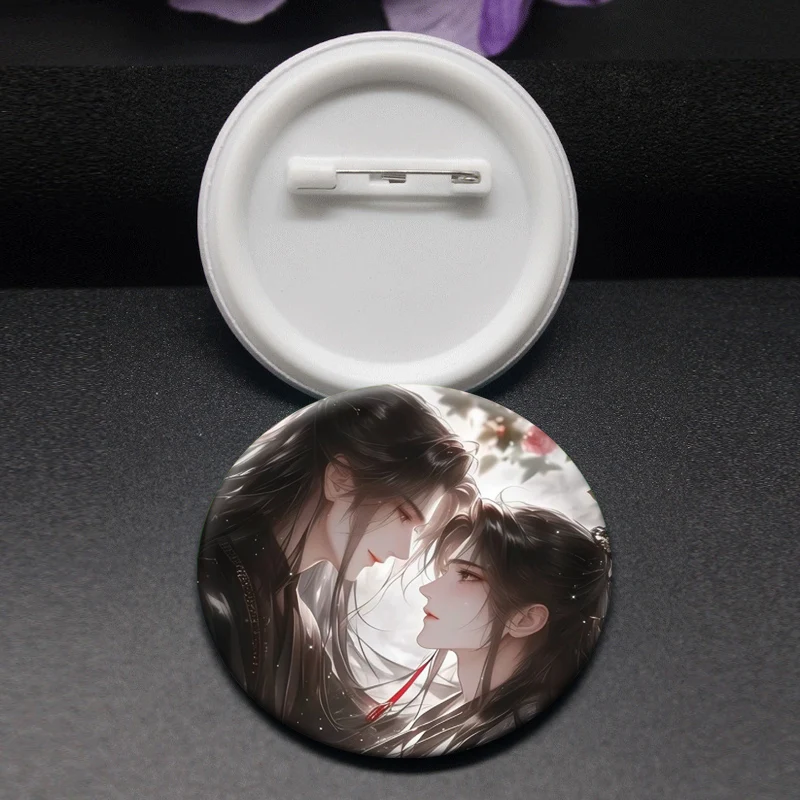 The Husky and His White Cat Shizun Erha He Ta De Bai Mao Shizun Brooches Chu Wanning Mo Ran Cartoon Badge Mo Weiyu Comic Pins