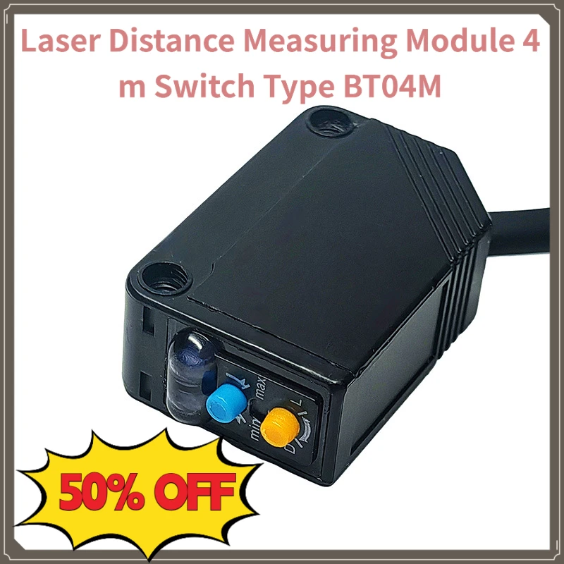 BT04M Laser Ranging Sensor Module 4M Distance Measuring Switch Type High Precision Detection Module