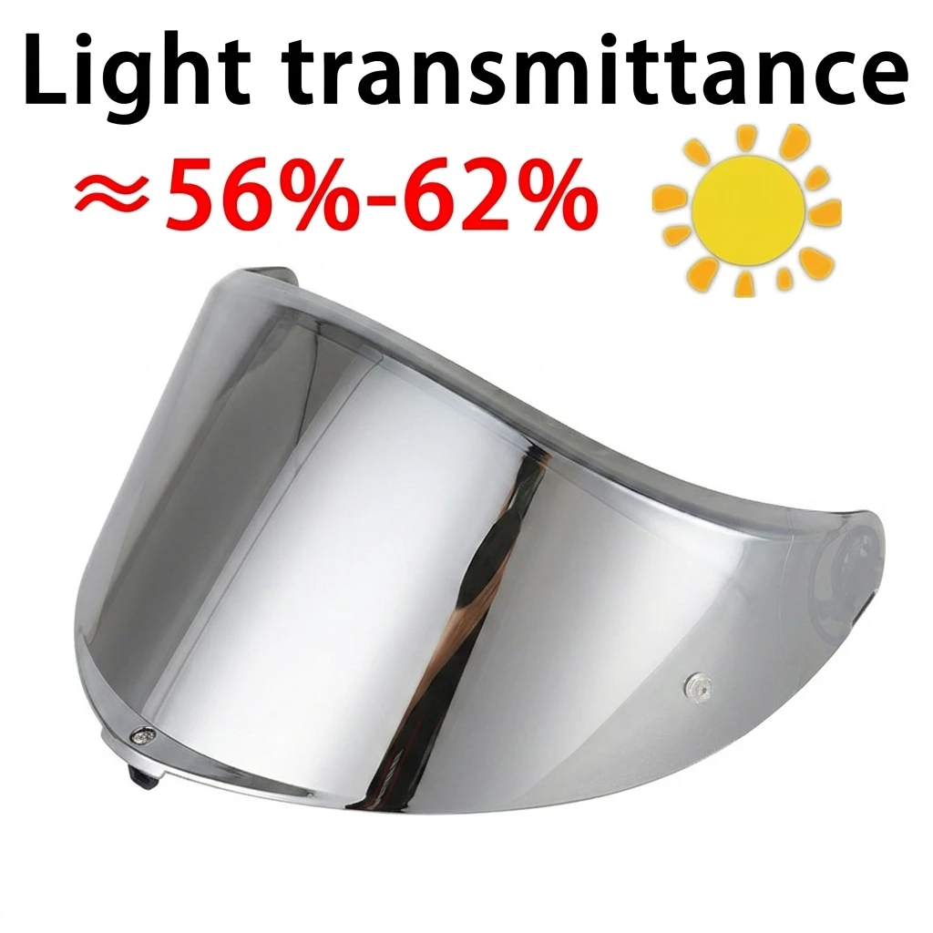Universal Motorcycle Helmet Visor Lens Anti-UV Windshield Replacement for AGV K6/K6S, SHOEI, HJC, LS2 Arai MT Scorpion Full Face 5