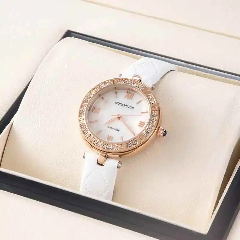2025 Fashion Designer Unique Wristwatch Top Brand Luxury Women Watches Quartz Crystal Ladies Watch Simple Watch Women