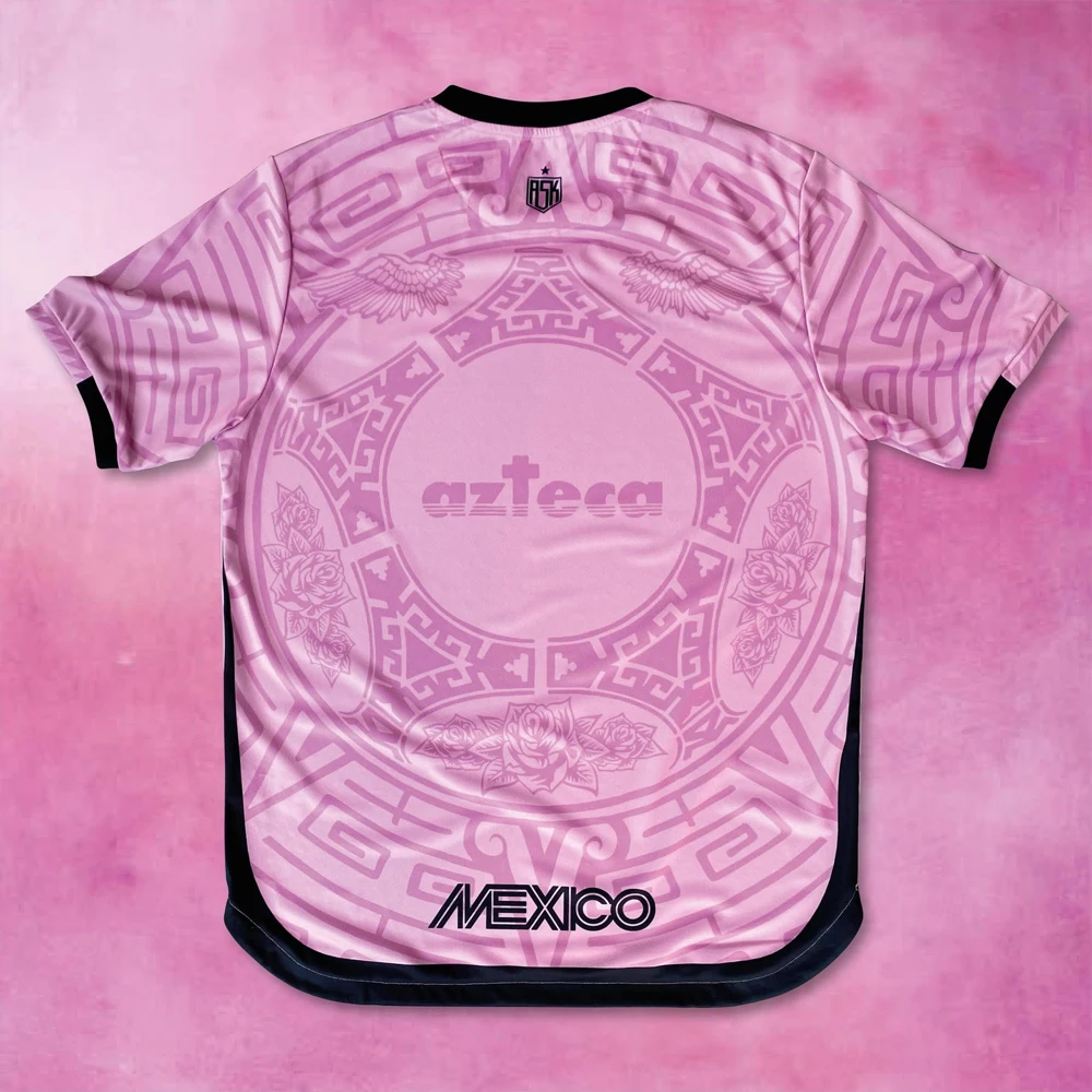 Men's Mexico Soccer Jersey Aztec Virgin Mary 3D Print Oversized Quick Dry Breathable Fan Edition Short Sleeve Football T-Shirts