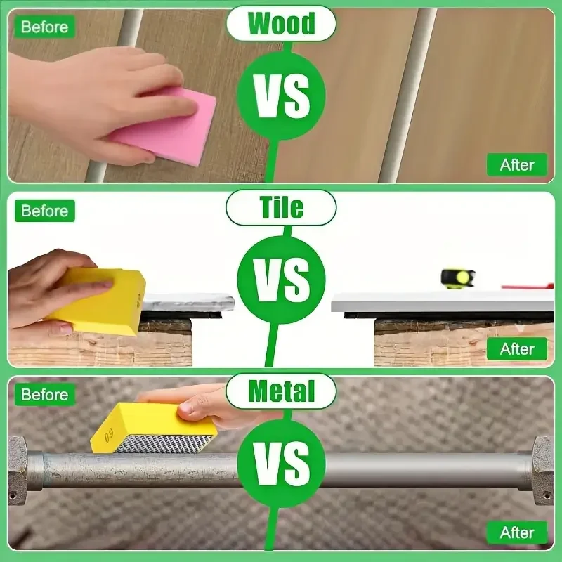 Hand Polishing Pads Tile Glass Abrasive Grinding Block Pad Stone Marble Ceramic Sanding Disc Polisher Tools