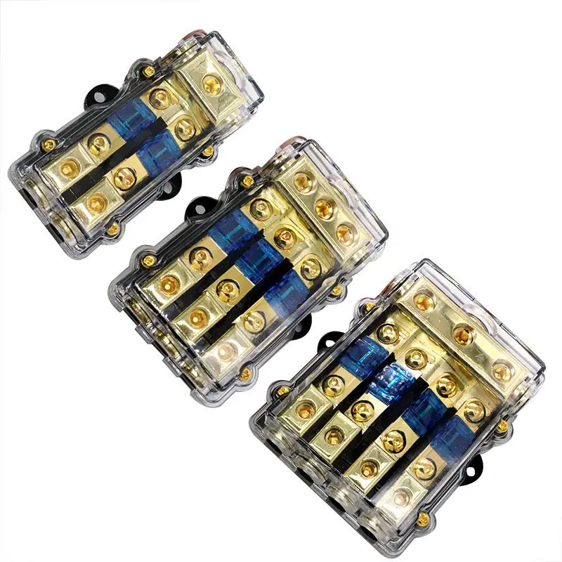 Car audio modification one point three one out four mini fuse fuse splitter