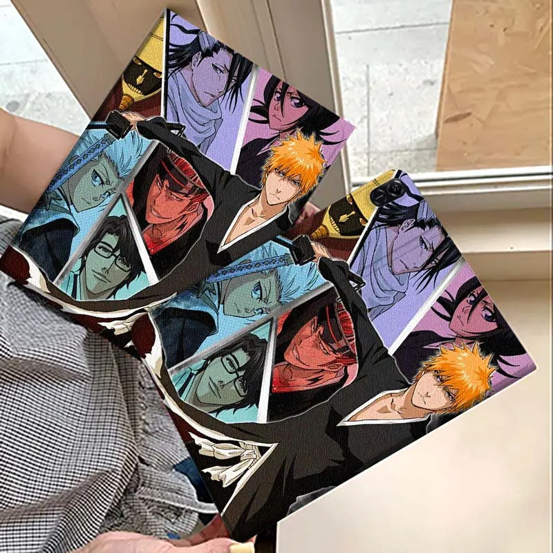 

Cartoon B-BLEACHS Art For Huawei MatePad M5 T5 SE 11 Pro Honor Tab 5 V7 V8 X9 GT 10.1 10.8 Inch Tablet Case