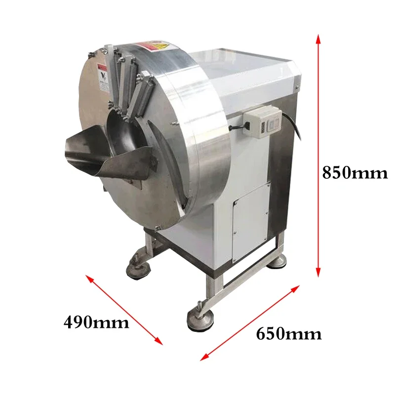 Multifunctional Fruit Food Vegetable Dicer Potato Carrot Ginger Slicer For Commercial Kitchen