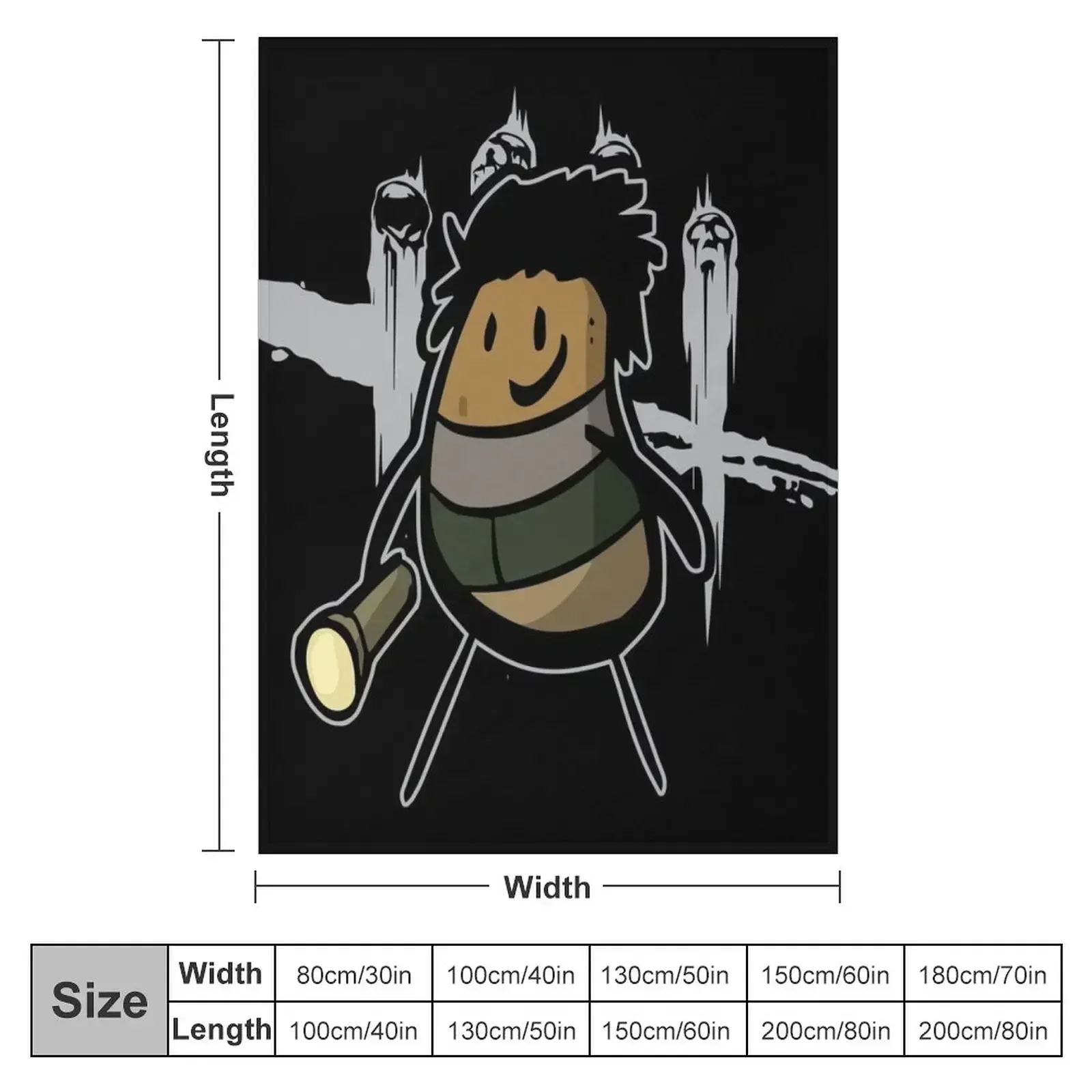 Potato Jake Throw Blanket Kid'S Plaid on the sofa Luxury Brand warm winter Camping Blankets For Bed Blankets