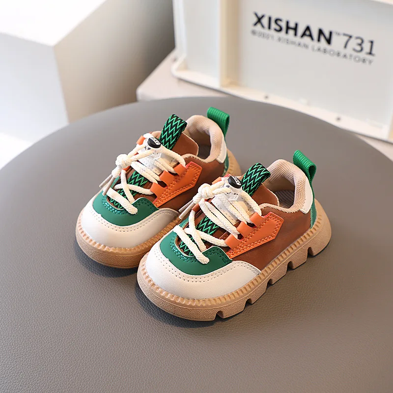 2023 New Kids Sport Shoes Soft Bottom Toddler Sneakers Spring Autumn Casual Boys Girls Shoes