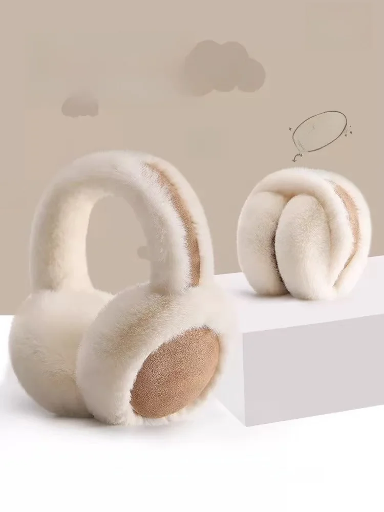 cute-plush-ear-muffs-women's-winter-ear-protection-warm-cycling-anti-freeze-ear-covers-ear-warmers-ear-pads-ear-huggers