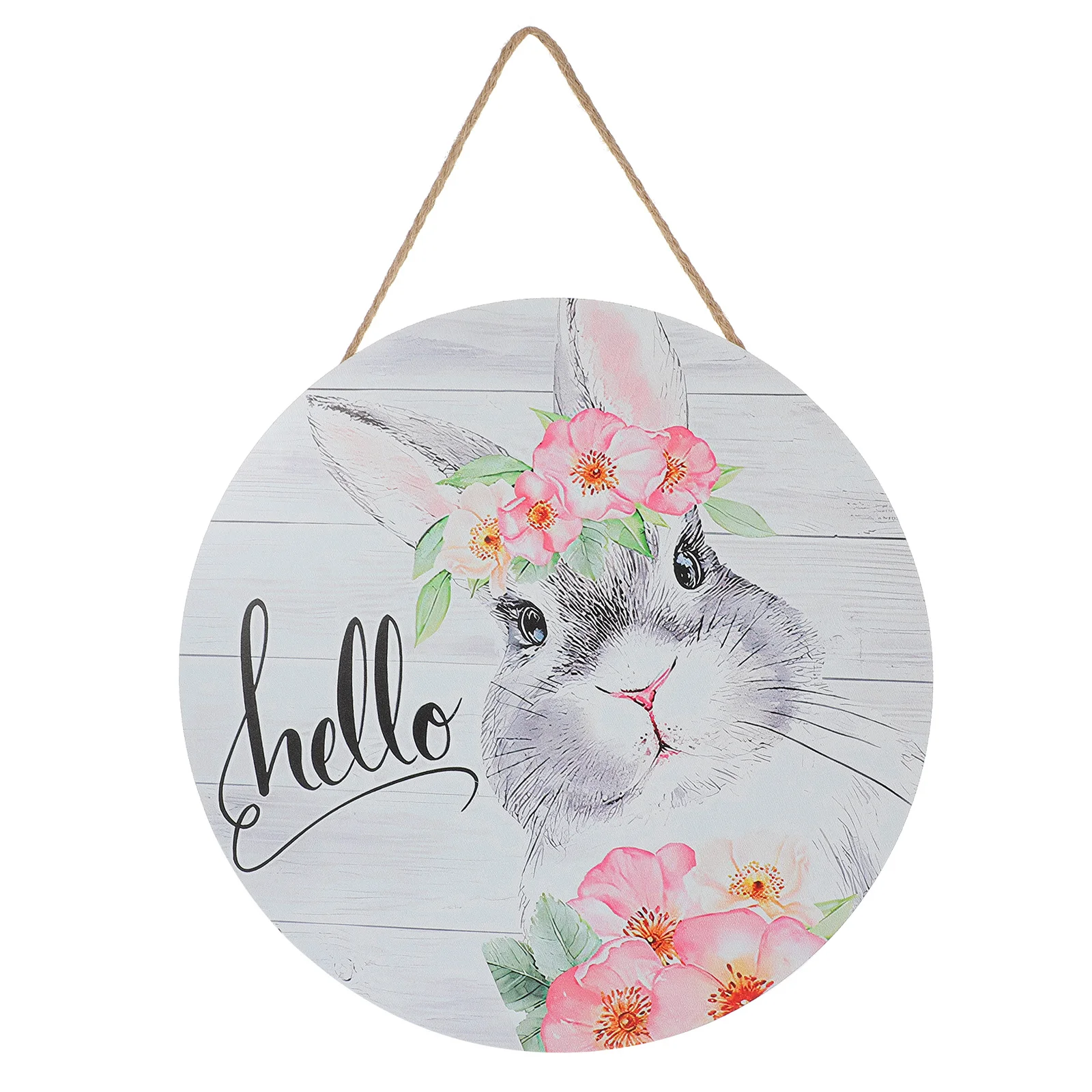 

Welcome Wood Sign Easter Hanging Plaque for Door Wall Porch Decor Indoor Outdoor Festival Home Scene Decoration