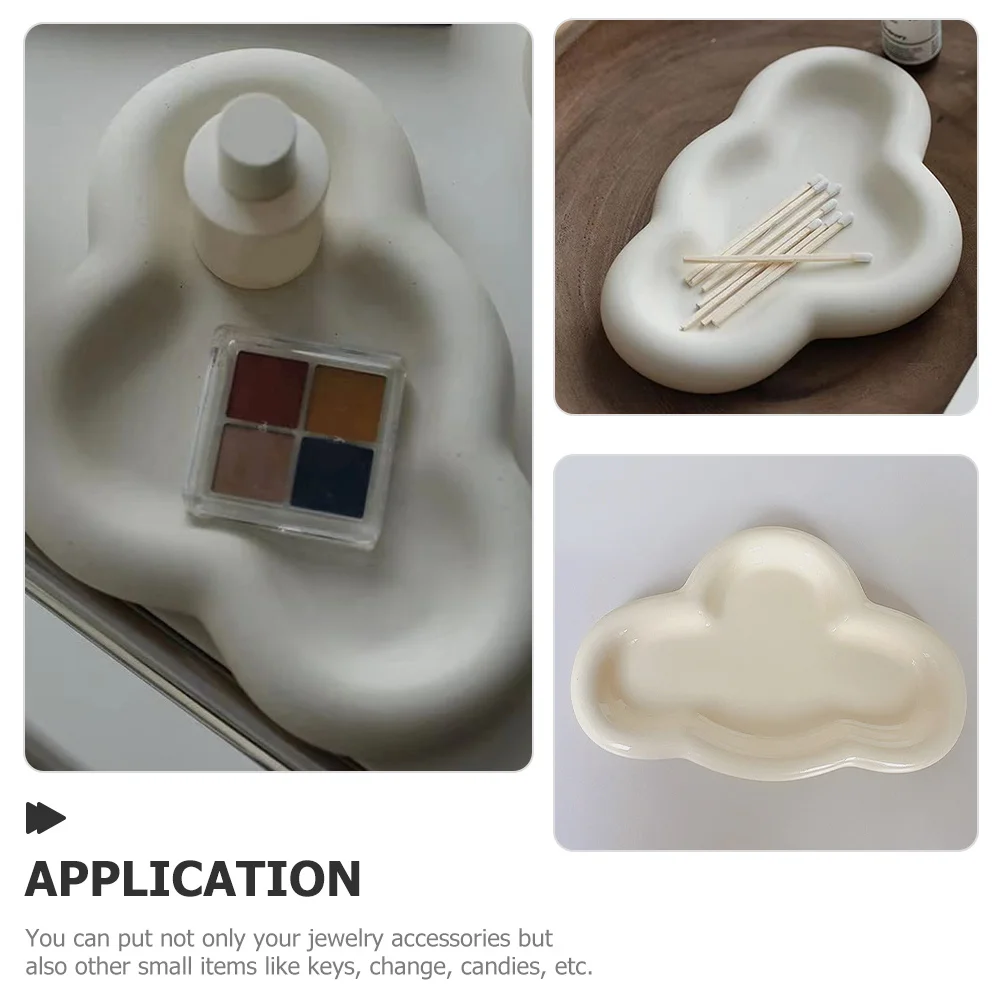 

Ceramic Jewelry Tray Small Ring Dish Trinket Holder Key Tray Desktop Storage Dish Jewelry Trays Small Trays