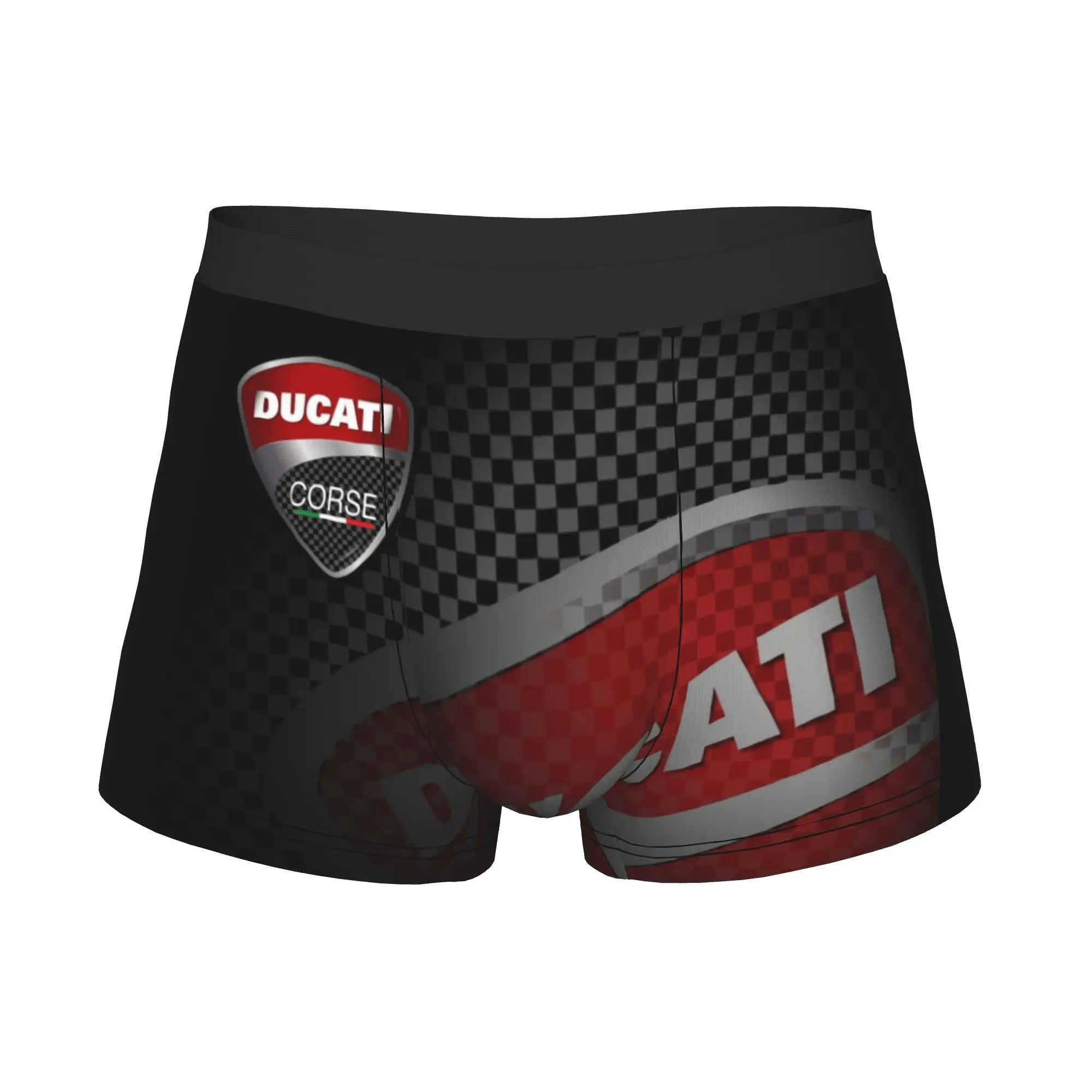 Male Novelty Ducatis Logo Underwear Motorcycle Racing Sprot  Boxer Briefs Breathable Shorts Panties Underpants