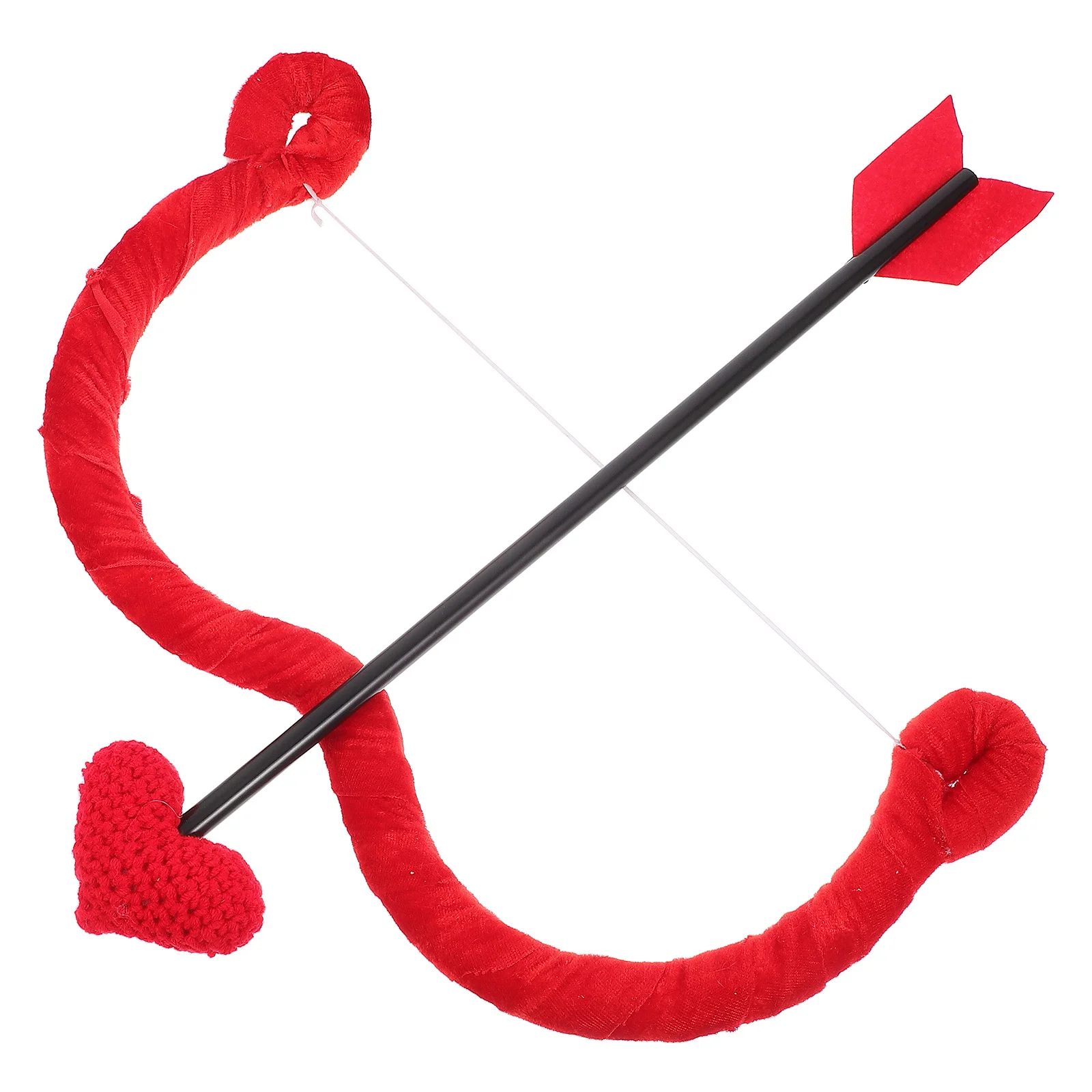 

1pc Valentine'S Party Props Cupid Cosplay Bow Arrow Set Lightweight Costume Accessory For Couples Wedding Halloween