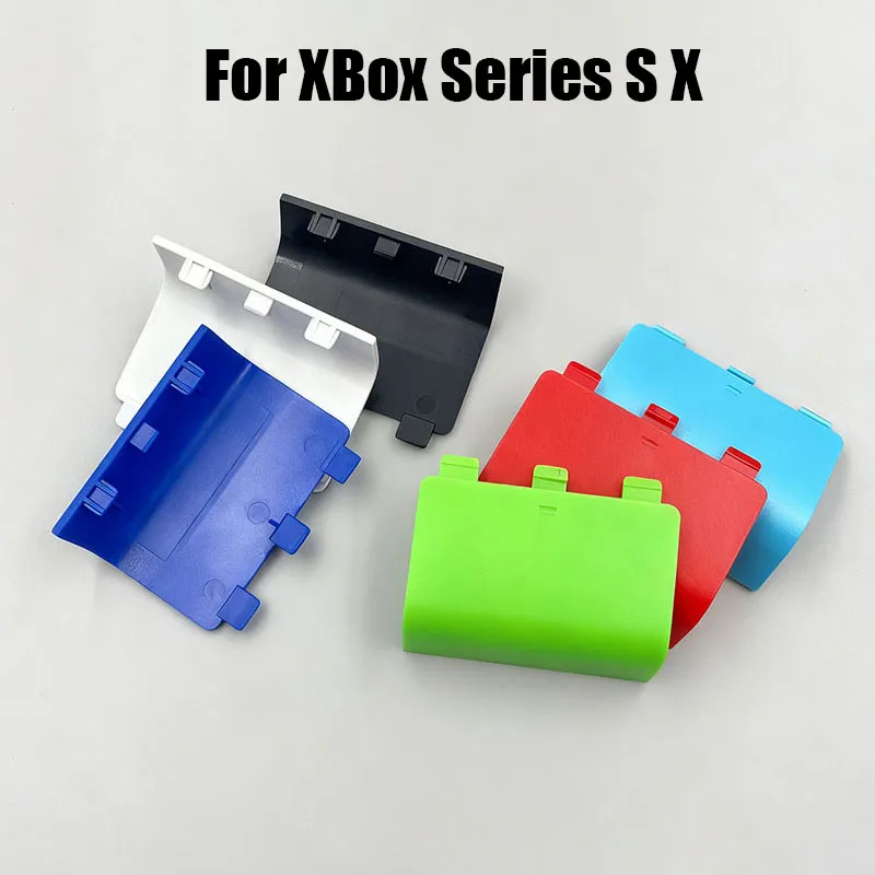 

YUXI 1PC Plastic Replacement Battery Back Cover Lid Door Shell For XBox Series S X Controller Housing Door Cover