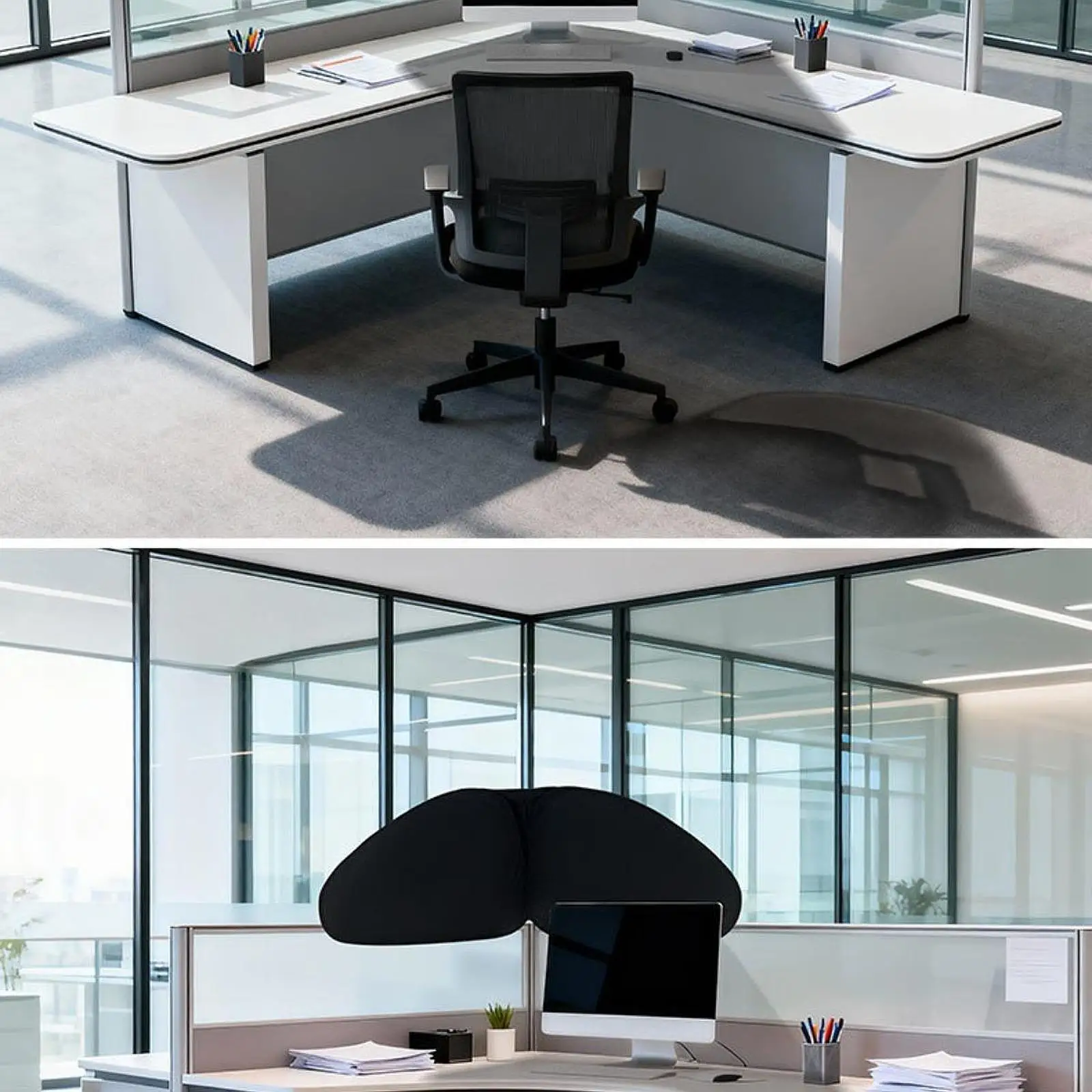 

Office Desk Shade Sun Blocker Foldable Design Desk Accessory for Office Desk Modern Workspace