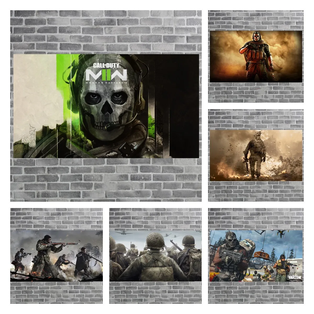 Call of Duty Modern Warfare Poster HD Video Game Posters Canvas Wall Paintings Living Room Wall Decor Wall Posters Home Decor