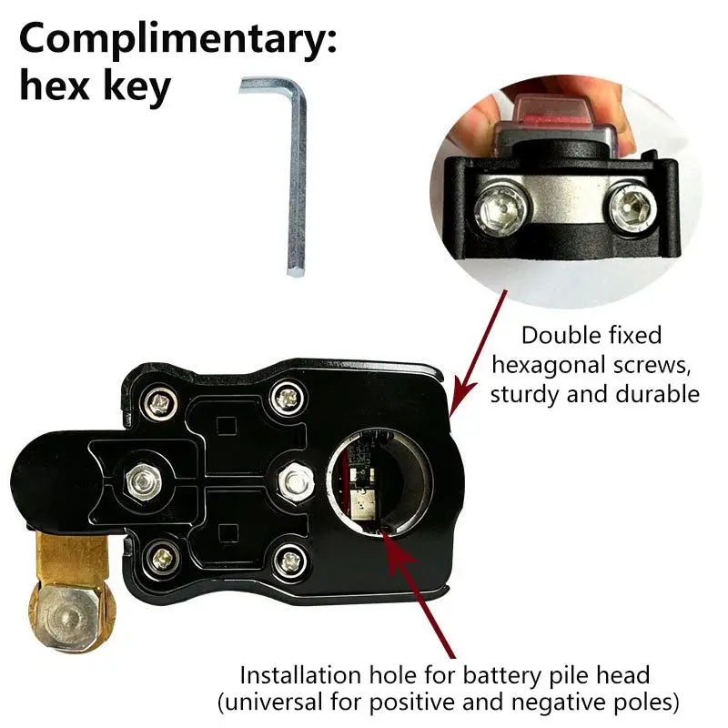 Car Battery Terminal Disconnect  Digital Voltage Monitor Convenient Safety for Everyday Vehicles