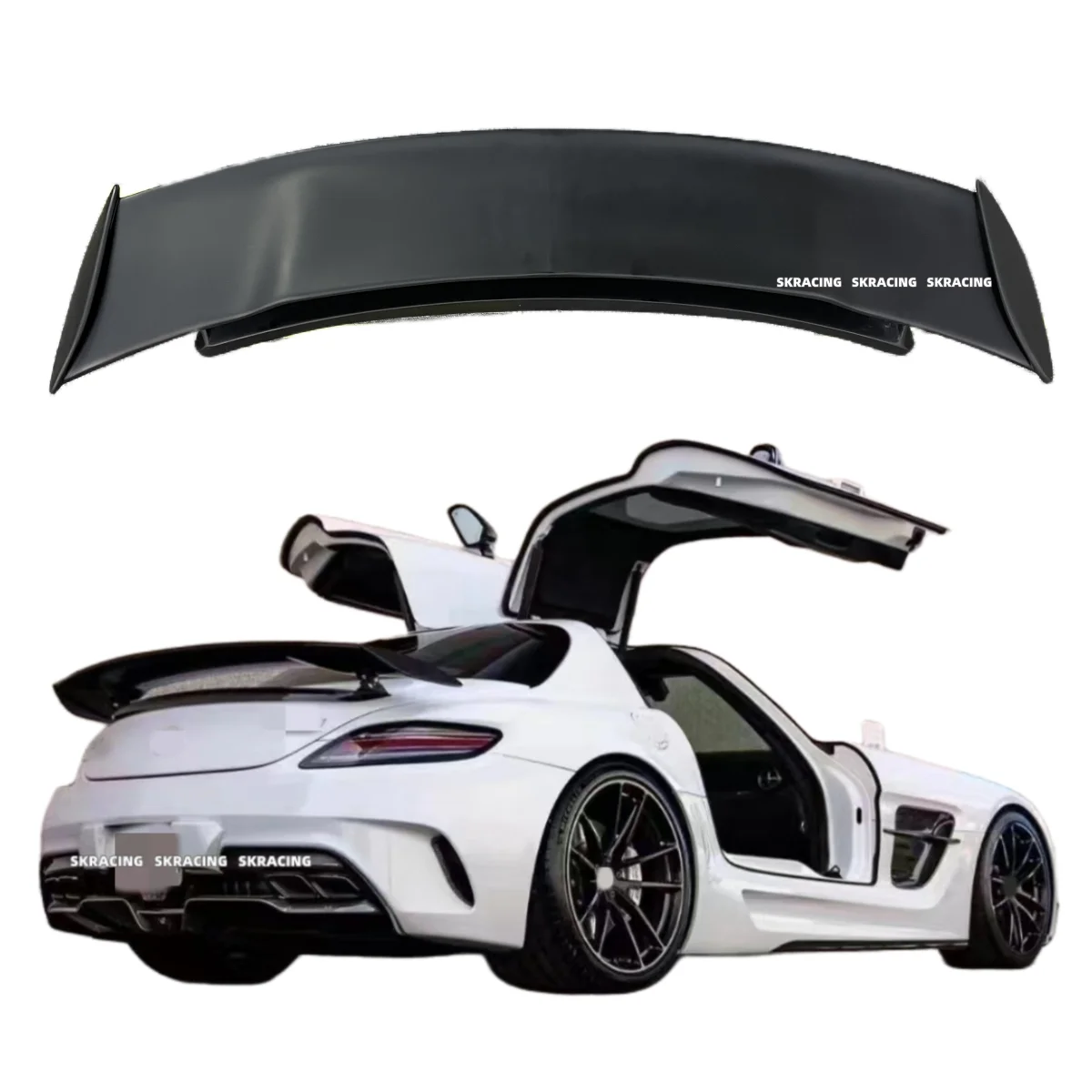 

Автозапчасти для Mercedes Benz SLS AMG C197 R197 2011-2015, новый стиль, искусственная кожа, неокрашенные Спойлеры FRP, обвес крыльев