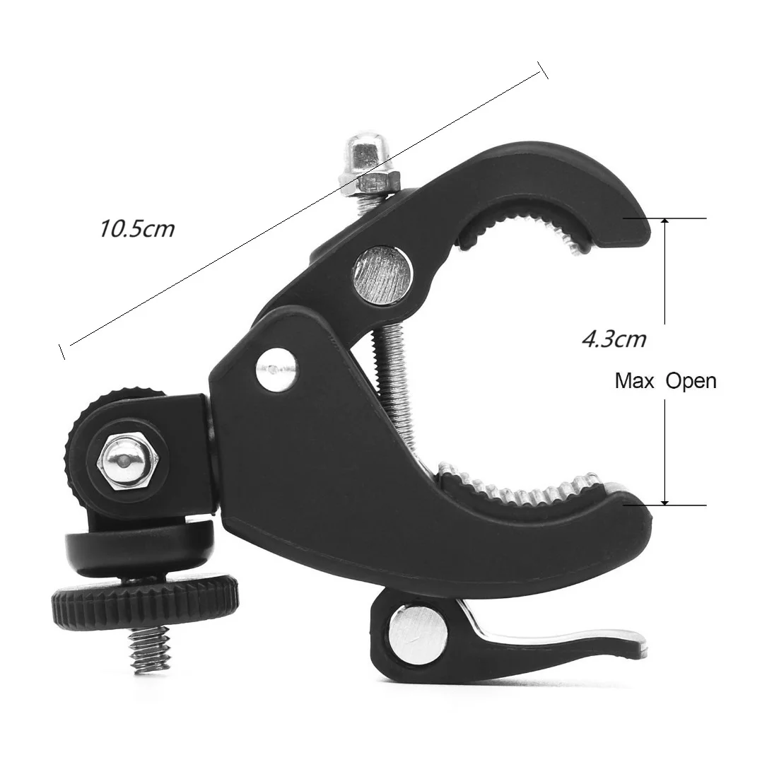 Strong Clamp for Gopro Hero 11 10 9 8 7 6 5 Black Bicycle Motorcycle Handlebar 360 Degree Tripod Mount for YI SJCAM Accessories