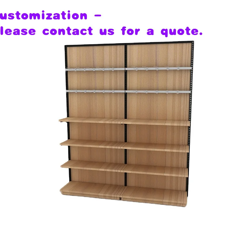 custom.New Style Grocery Store Display Rack Shop Display Stand Retail Wooden Shelf Supermarket Shelves Unit System