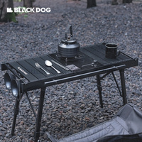 Naturehike BLACKDOG IGT Table Outdoor Portable Camping Table Height Adjustable Folding Aluminum Alloy Multifunction Picnic Desk