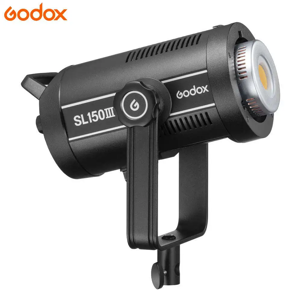 Newest Godox SL150 III SL150W Portable Continuous 5600K LED Video Light 150W Studio Live Streaming YouTube Phone Video Shooting